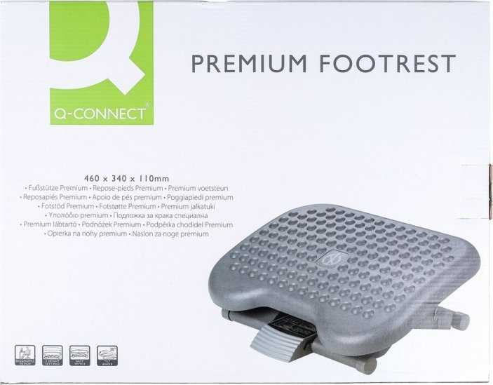 Laikiklis Q-Connect Podnóżek Q-CONNECT, premium, 460 x 340 x 110 mm