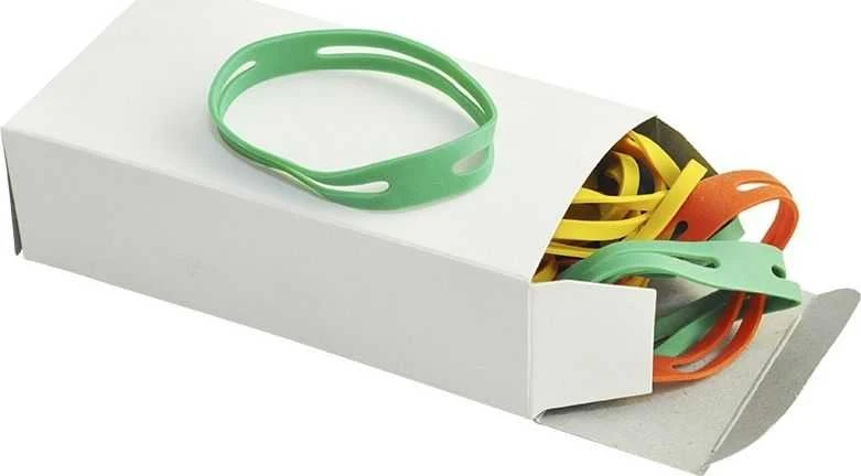 Spalvotos elastingos gumelės Q-Connect 100g