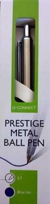 Q-connect Prestige automatinis rašiklis, 0.7mm, mėlynas