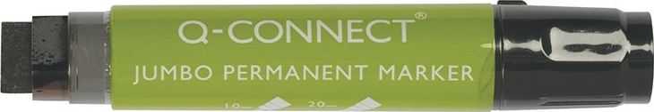 Q-Connect Permanentinis markeris JUMBO, 2-20mm,juodas*