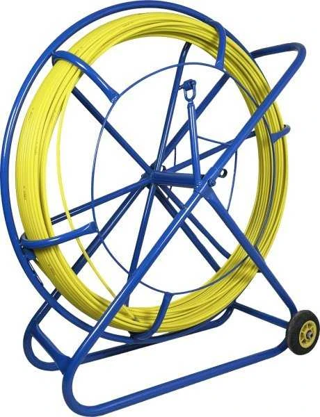 Kabelio traukimo pilotas su stiklo pluošto FRP Ø10 mm, 150 m su ratukais Q-LANTEC