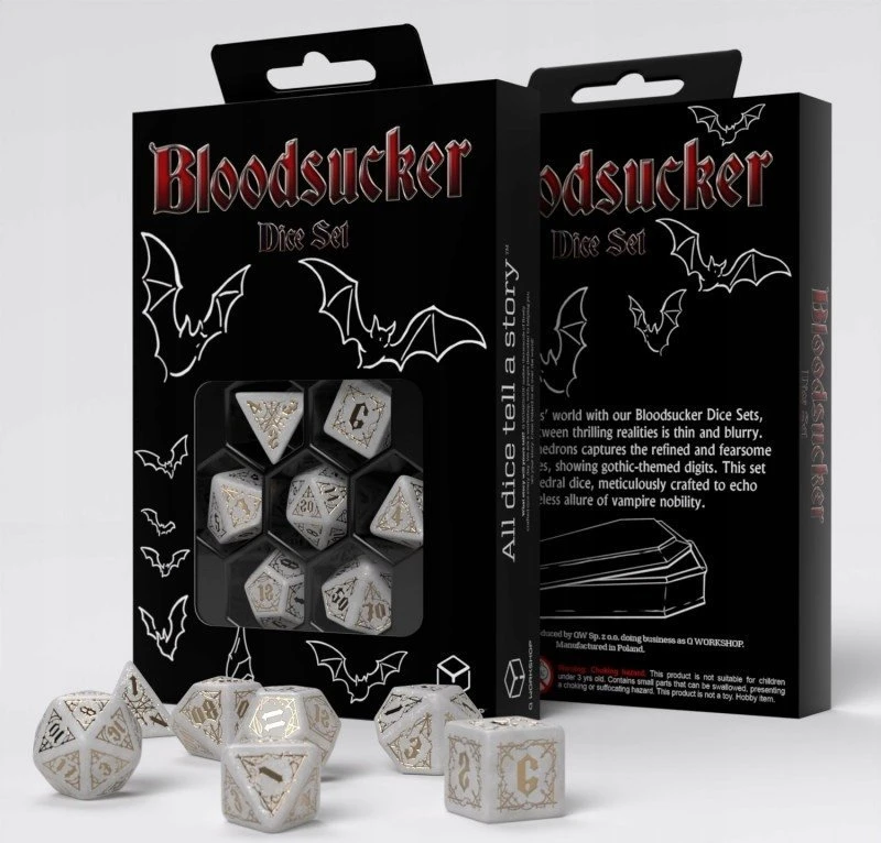 Q-WORKSHOP Bloodsucker Immortal RPG Kauliukų rinkinys