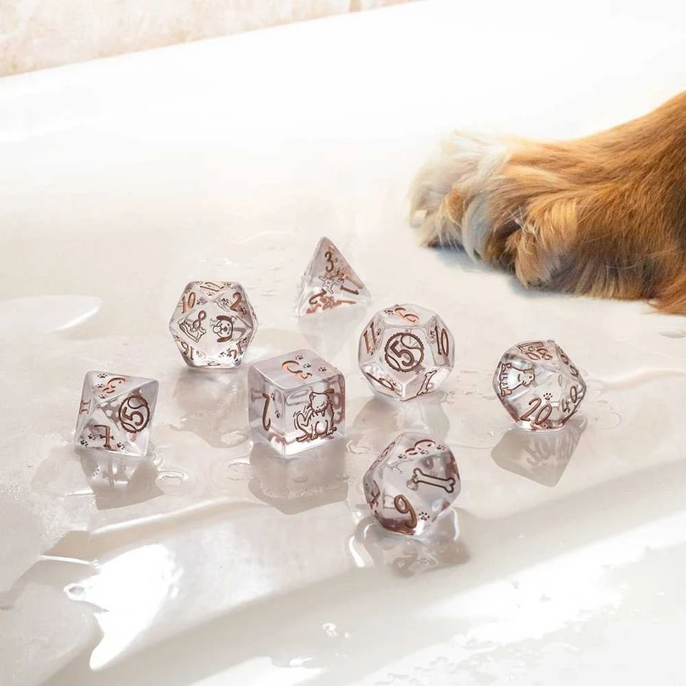 Dėlionė Q Workshop DOGS: Bubbles Kauliukų Rinkinys