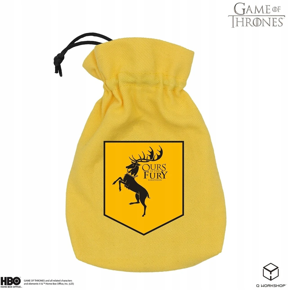 Sostų karai: Baratheon medvilninis kauliukų maišelis – Q Workshop