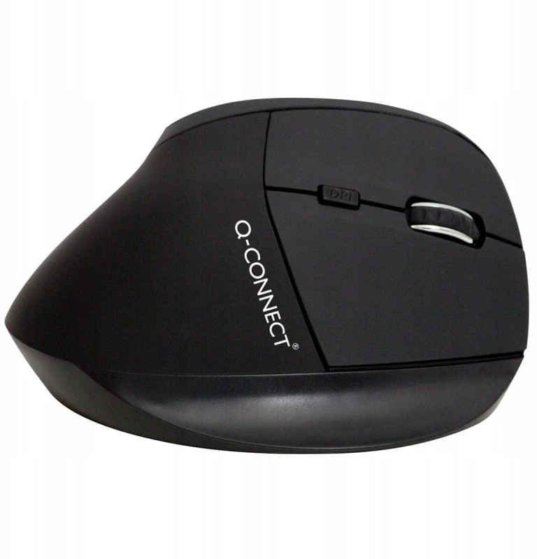 Pelė Q-Connect ergonomiczna belaidė pionowa Juodas (KF15115)