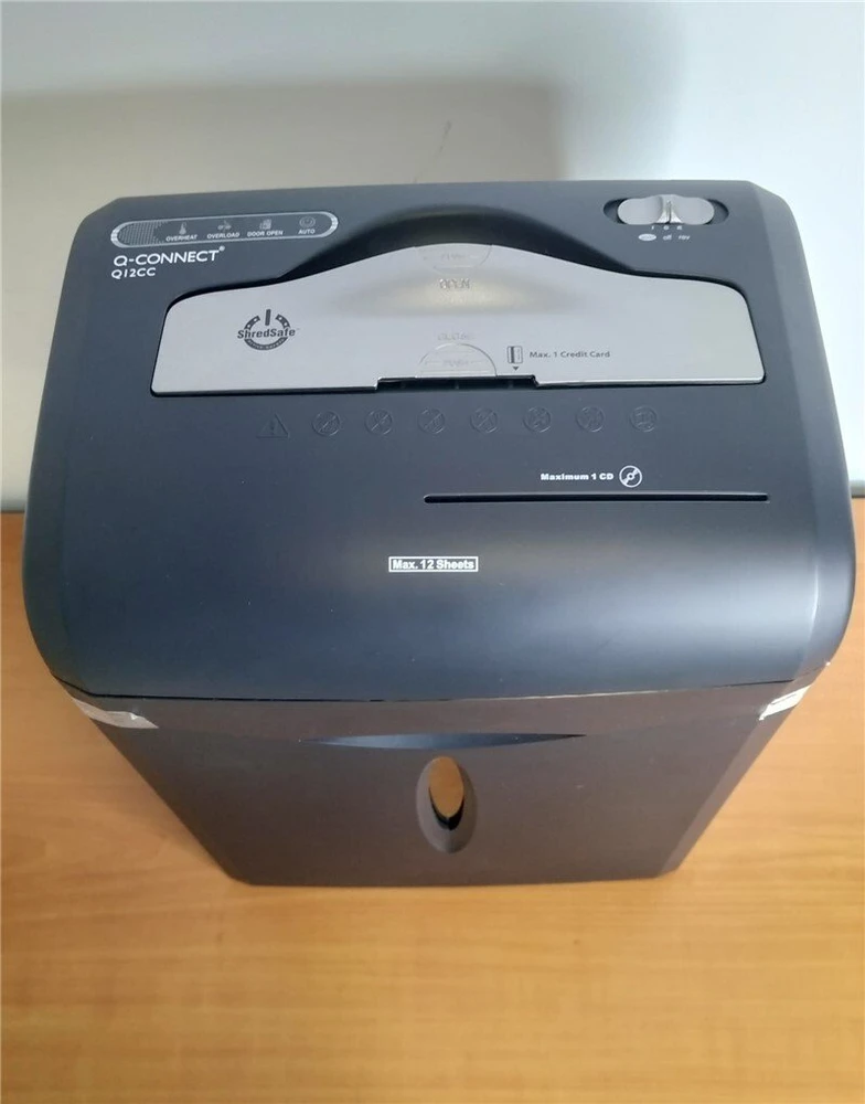 Naikintuvas Q-Connect Q-CONNECT Q12CC, juodas (KF15551)