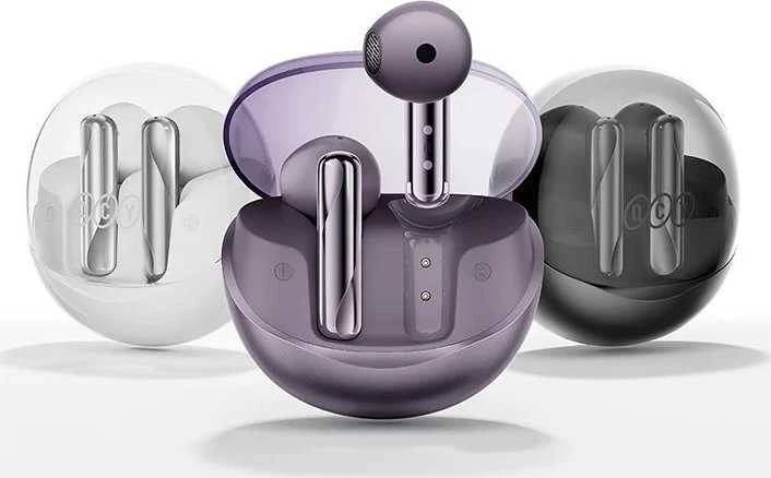 Ausinės QCY AilyBuds Clear T32 Violetinė