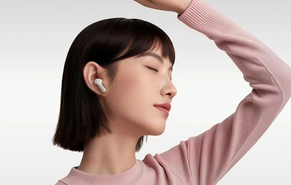 QCY Buds In-Ear Ausinės with ENC SBC IPX4 Bluetooth 5.4 - Baltas
