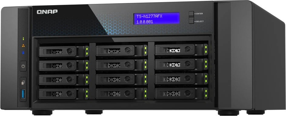 Qnap 12 skyrių 2,5 colio SATA visas „flash“ darbalaukio NAS serveris
