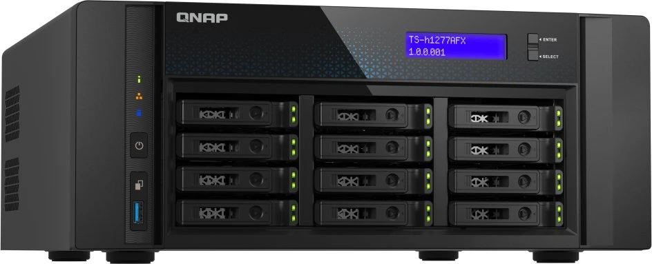 Qnap 12 skyrių 2,5 colio SATA visas „flash“ darbalaukio NAS serveris
