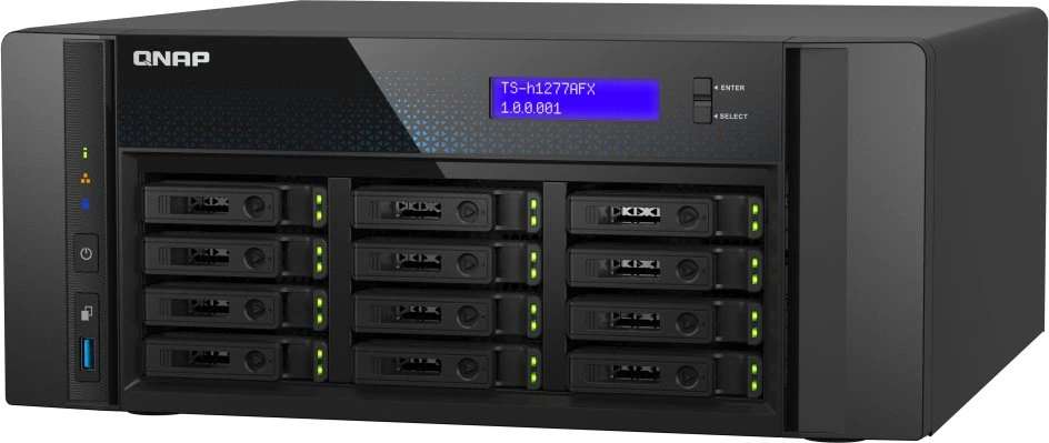 Qnap 12 skyrių 2,5 colio SATA visas „flash“ darbalaukio NAS serveris