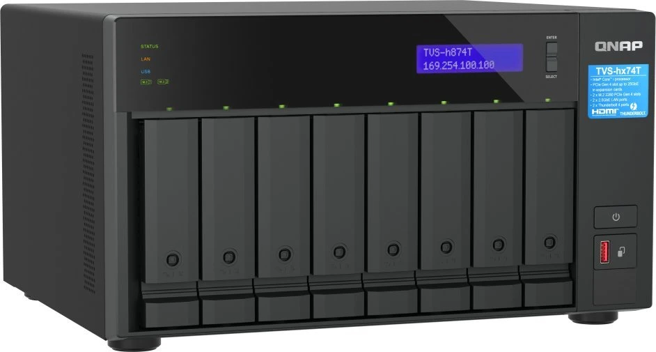 „Qnap TVS-h874T“ failų serveris (TVS-h874T-i7-32G)