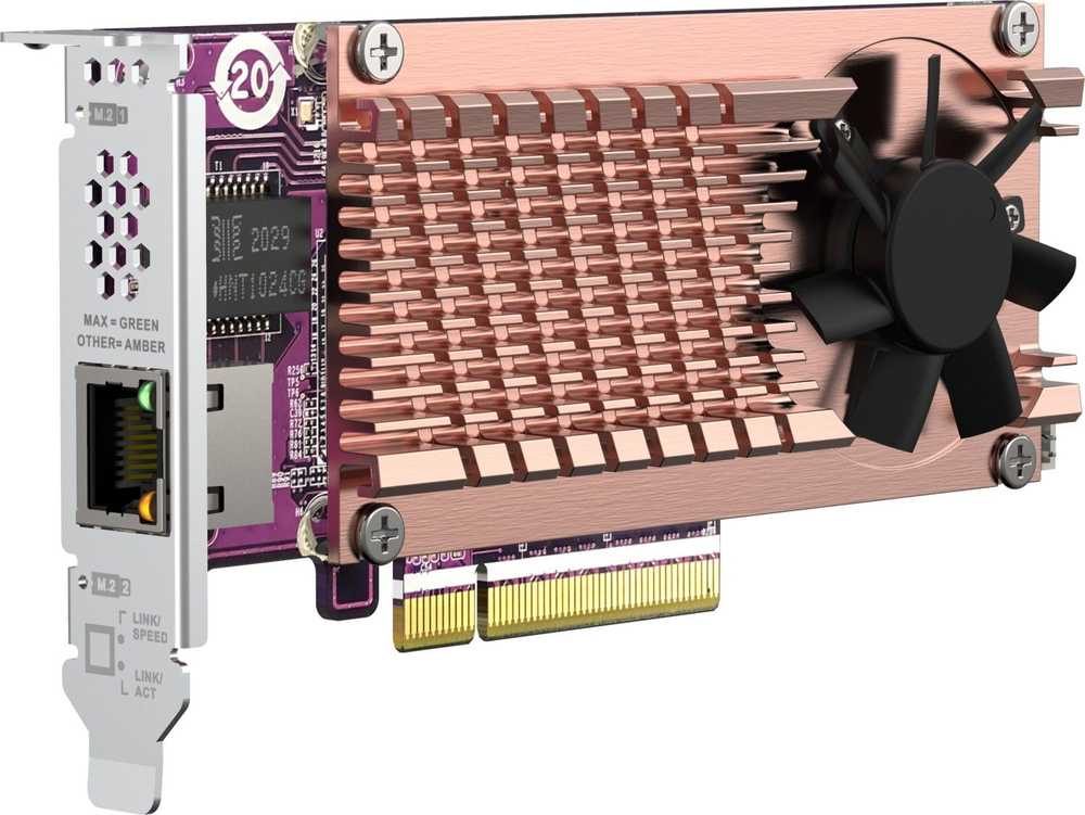 QNAP QM2 CARD sąsajos plokštės / adapteris, vidinė PCIe