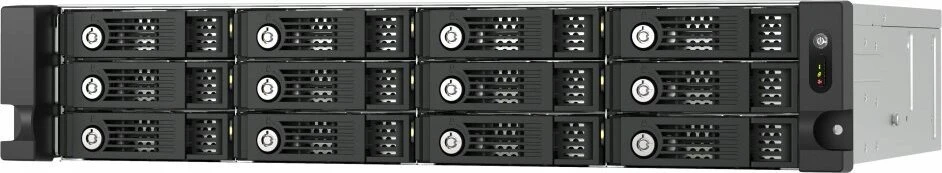 Qnap QNAP TL-R1200PES-RP | 12 skyrių išplėtimo blokas skirtas QNAP, SATA diskams, RACK