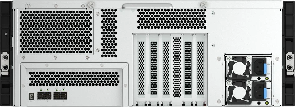 Qnap QNAP TL-R2400PES-RP | 24 skyrių išplėtimo blokas skirtas QNAP, SATA diskams, RACK