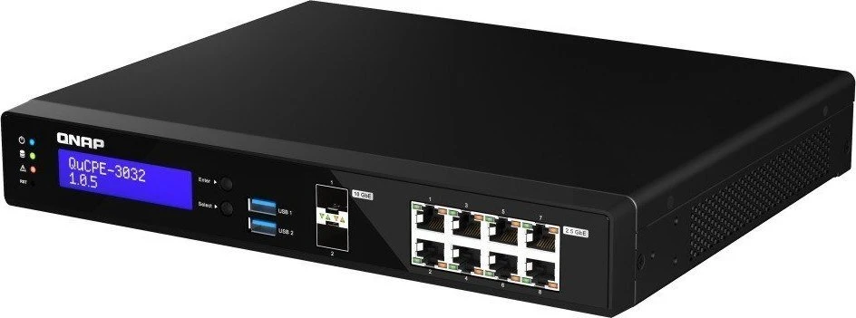 „Qnap QuCPE-3032“ failų serveris (QuCPE-3032-C3558R-8G)