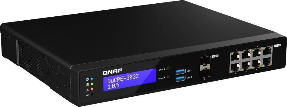 „Qnap QuCPE-3032“ failų serveris (QuCPE-3032-C3558R-8G)
