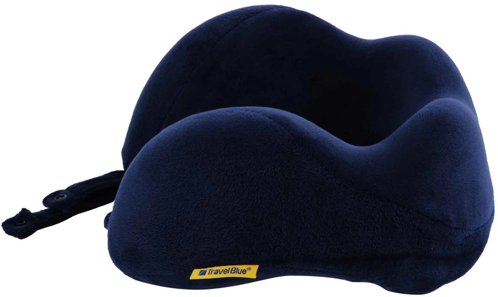 QNAP Mėlyna TRAVEL Mėlynas PODUSZKA Z PIANKI MEMORY TRANQUILITY NAVY