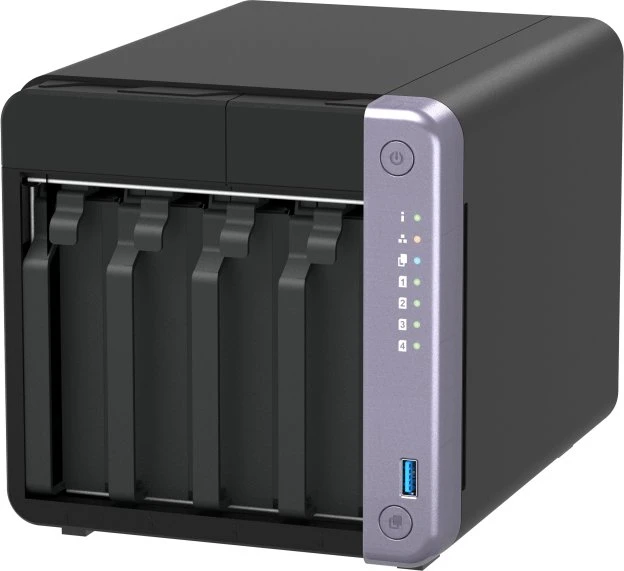 Serveris QNAP TS-432X-4G NAS 4 lizdų 0/4 HDD/SSD, 2x 2.5G Ethernet, 1x 10G SFP+, 4GB RAM