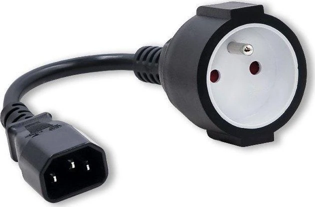 C14 į prancūzišką lizdą maitinimo adapteris