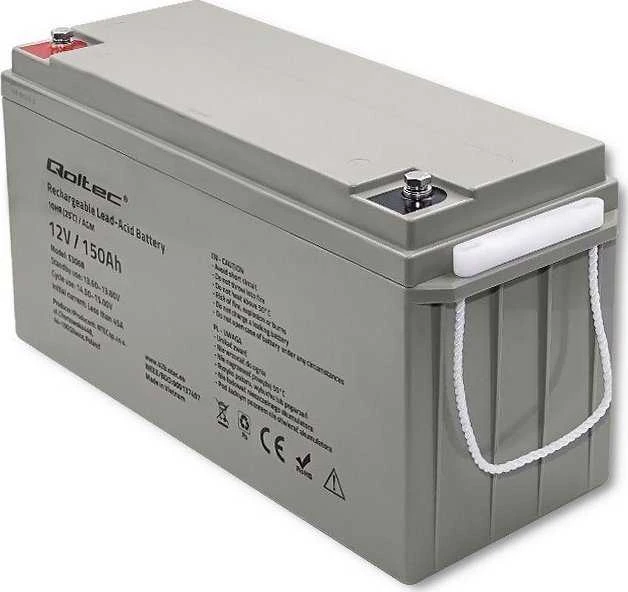 QOLTEC 53068 AGM baterija 12V 150Ah maks. 2250A