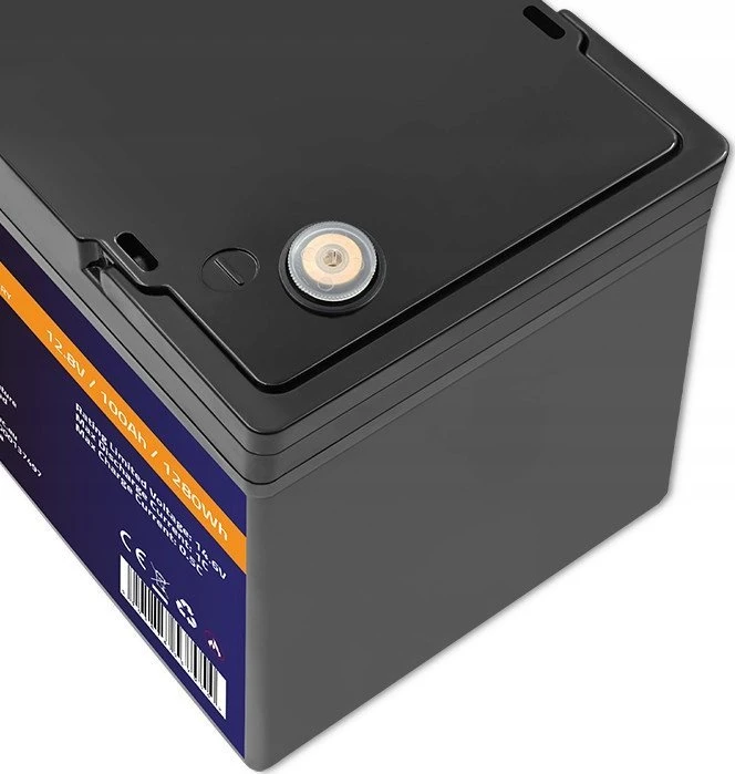 Qoltec Akumuliatorius LiFePO4 Ličio geležies fosfatas | 12,8 V | 100Ah | 1280Wh | BMS