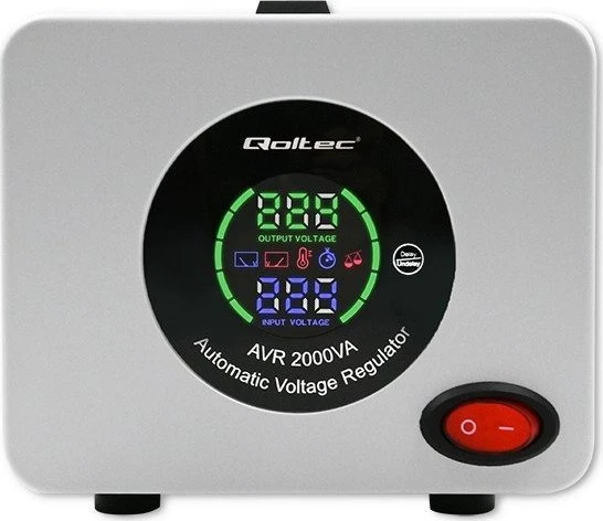 QOLTEC 50724 Automatic Voltage Stabilizer AVR 2000VA