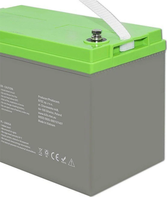 QOLTEC 53077 Deep Cycle Gel Baterija 12V 100Ah