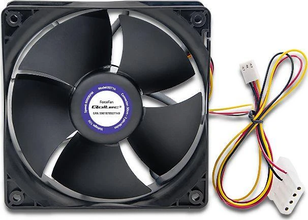 QOLTEC 50714 ForceFan 6000 RPM ventiliatorius 120mm 12V