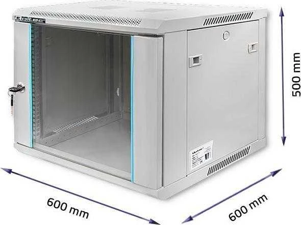 QOLTEC 54486 Stovėjimo spintelė 19 colių 9U 600 x 600 x 500