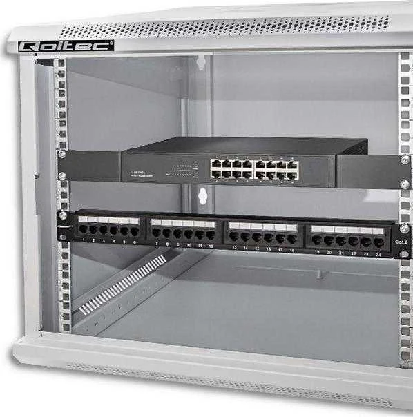 QOLTEC 54486 Stovėjimo spintelė 19 colių 9U 600 x 600 x 500