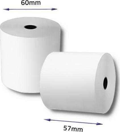 QOLTEC 51897 Terminis rulonas 57 x 40 55g / m2 10 vnt. Būkite BPA