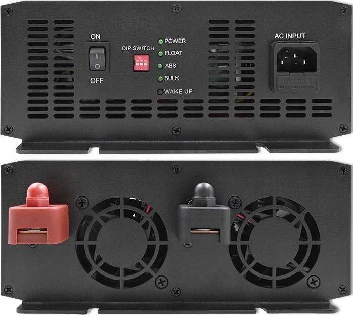 Akumuliatorius Qoltec 51957 Išmanusis „Monolith“ įkroviklis LiFePO4 AGM GEL SLA akumuliatoriams | 50A | 12V