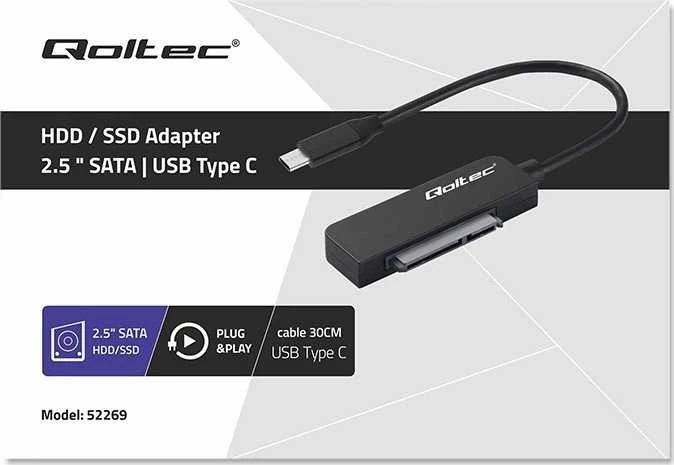 Qoltec Adapteris sata 52269