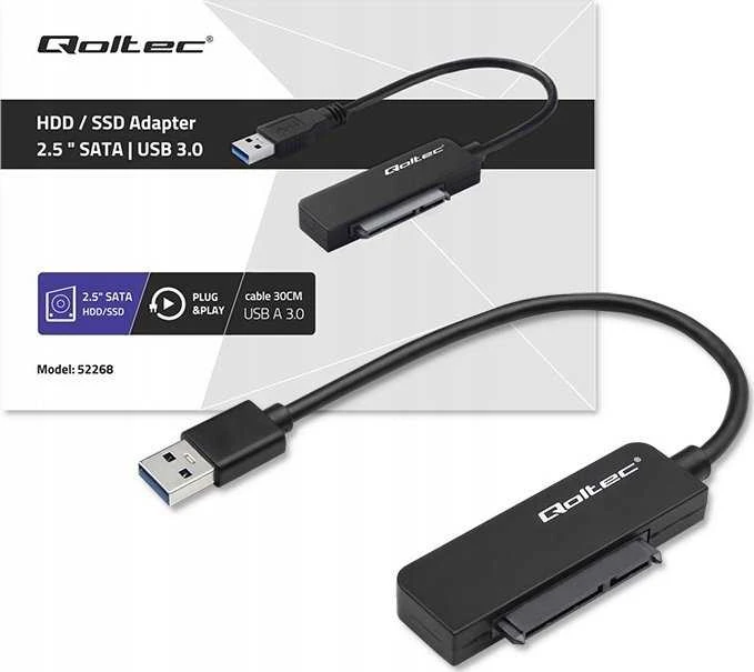Qoltec Adapteris sata 52268