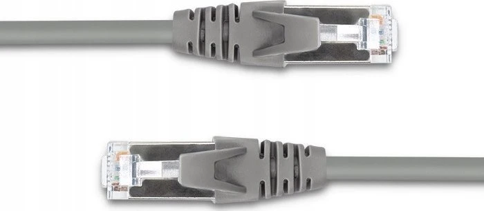 Tinklo laidas Kabelis sujungimo ftp cat5e 2 x rj-45 5 m didelės spartos auksinis ekranuotas Qoltec