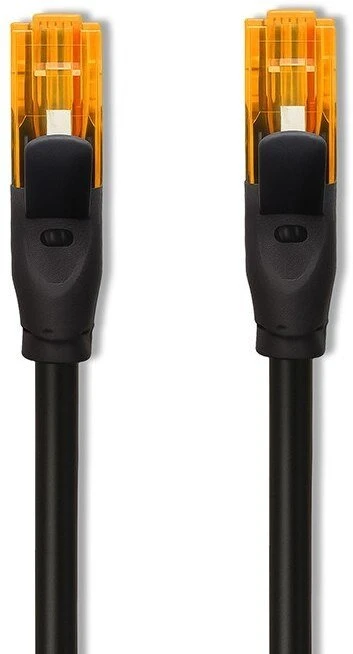 Qoltec CAT6 UTP tinklo kabelis 2xRJ45 30m juodas