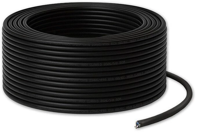 Qoltec CAT6 UTP tinklo kabelis 50m juodas