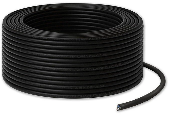 Qoltec CAT6 UTP LAN kabelis 100m juodas