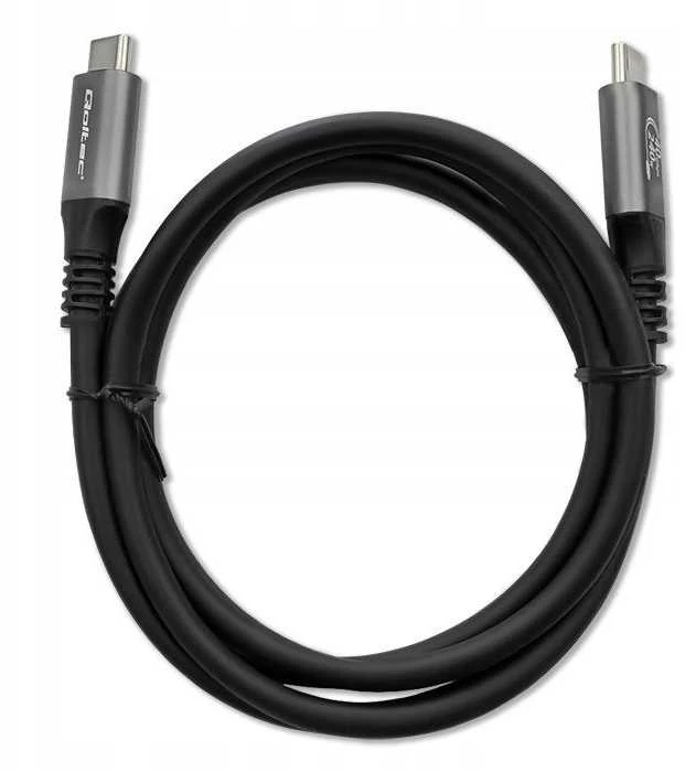 Qoltec USB4 Ultra greitas Gen3 USB-C kabelis 240W 1m juodas