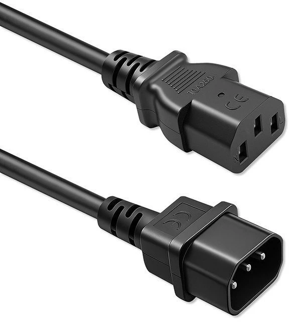 Qoltec Maitinimo kabelis IEC C13-C14 3x0.75mm² 2m