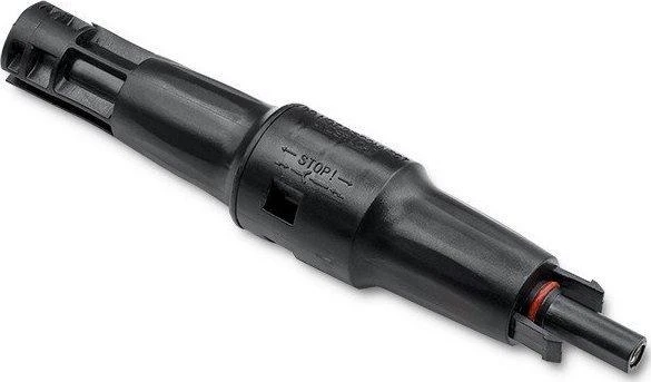 QOLTEC 52599 Saulės kolektoriaus jungtis su saugikliu / MC4 jungtis / 1500V / 30A