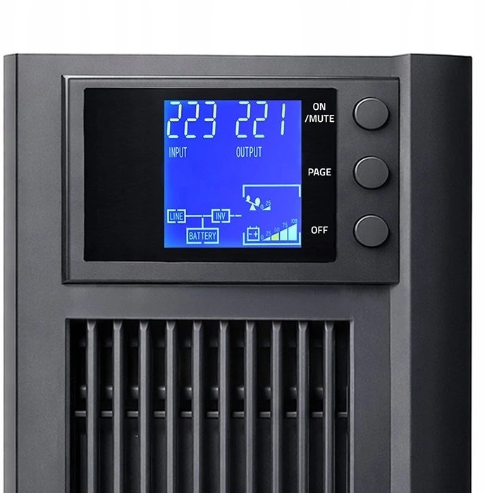 „Qoltec“ grynos sinusinės bangos | 2 kVA | 1600 W | AVR | LCD | Grynas sinusas