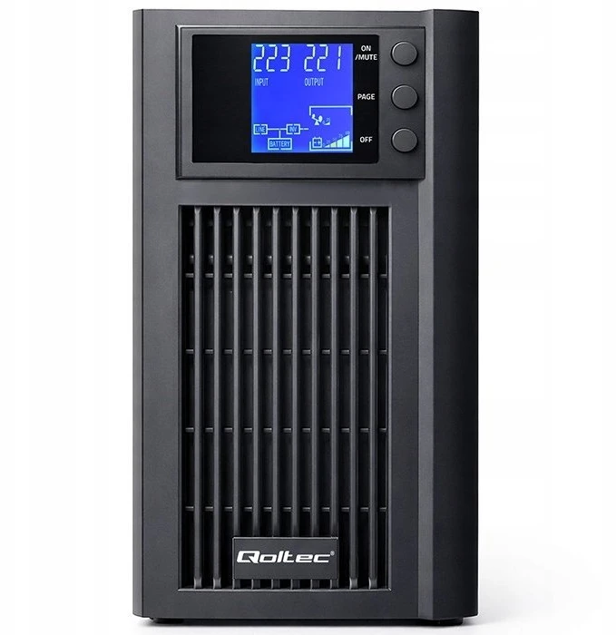 „Qoltec“ grynos sinusinės bangos | 2 kVA | 1600 W | AVR | LCD | Grynas sinusas