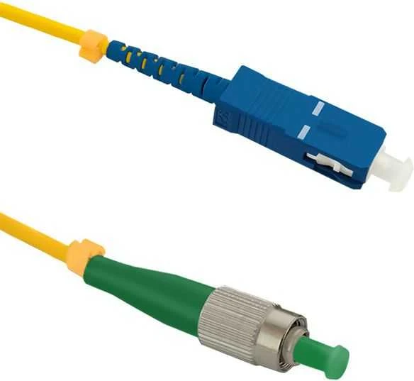 Qoltec Optinio pluošto kabelis FC/APC - SC/UPC 15m