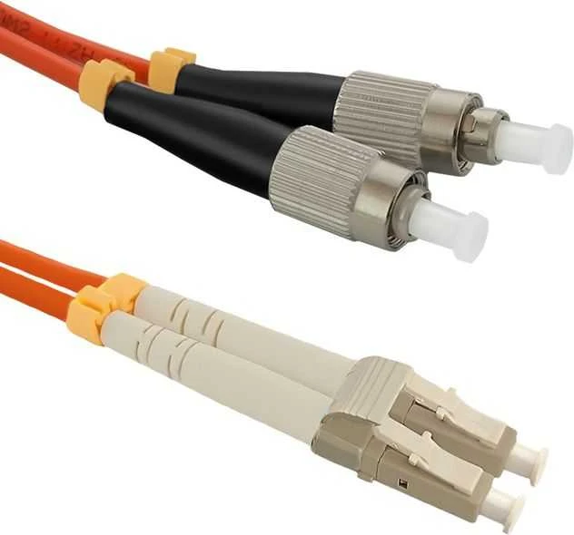 Qoltec Pluošto optinio kabelis LC/UPC - FC/UPC OM2 5m