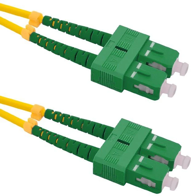 Qoltec Optinio pluošto kabelis SC/APC duplex 120m