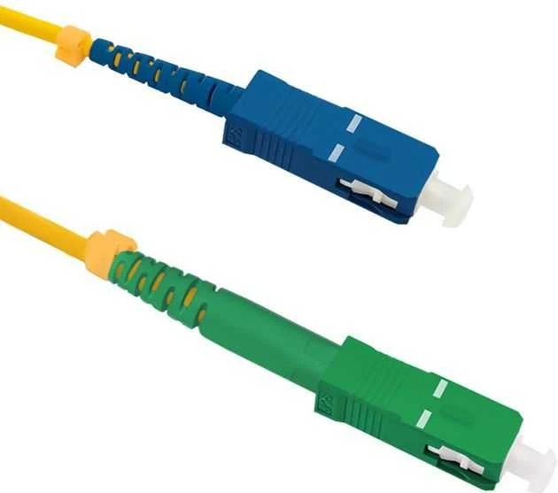 Qoltec Optinio pluošto patchcord SC/APC - SC/UPC 9/125 20m