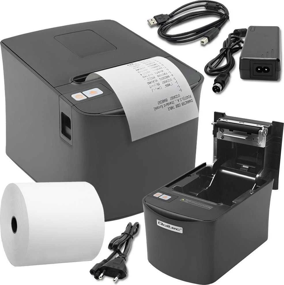 QOLTEC 50256 Receipt spausdintuvas voucher thermal USB