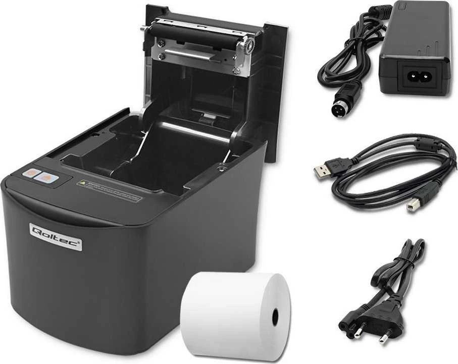 QOLTEC 50256 Receipt spausdintuvas voucher thermal USB